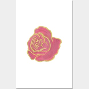 Pink Rose Posters and Art